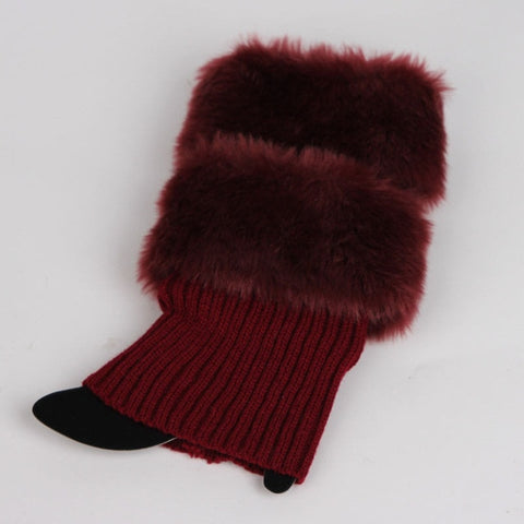WinterDoc™ Fur / Knitted Boot Cuffs